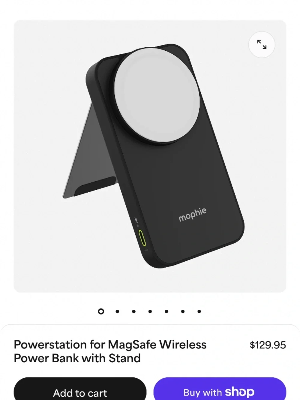 Mophie Powerstation for MagSafe Wireless Power Bank with Stand